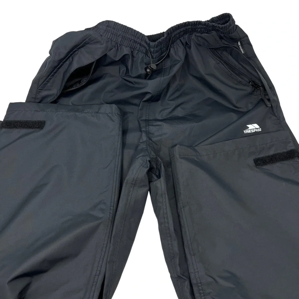 Trespass Technical Performance Waterproof Breathable Hiking Trousers Black L - Picture 7 of 13